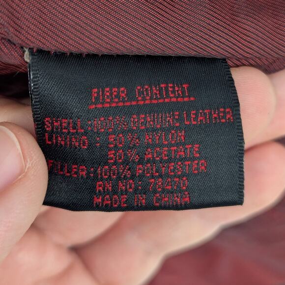 Vintage Nicole Miller Women's Black Genuine Leather Jacket Size Medium M - Picture 5 of 6